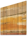 Gilded Amber II - Modern & Contemporary Print on Natural Pine Wood