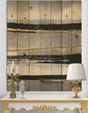 Glamorous Morning Fog III - Modern Glam Print on Natural Pine Wood