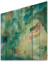 Interstellar - Contemporary Print on Natural Pine Wood