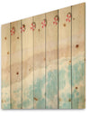 Sky Seaview I - Nautical & Coastal Print on Natural Pine Wood