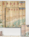 Sky Seaview I - Nautical & Coastal Print on Natural Pine Wood