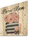 Simply Splendid II - Posh & Luxe Print on Natural Pine Wood