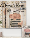 Simply Splendid II - Posh & Luxe Print on Natural Pine Wood