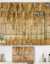 The Forest I Fall Crop - Glam Print on Natural Pine Wood