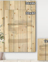 Geometric Neutral Form IV - Shabby Chic Print on Natural Pine Wood