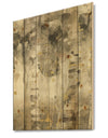 The Modern Grey Forest I - Farmhouse Print on Natural Pine Wood