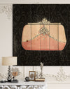Glam & Fashion Parfum Boudoir II - Posh & Luxe Print on Natural Pine Wood