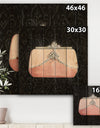 Glam & Fashion Parfum Boudoir II - Posh & Luxe Print on Natural Pine Wood