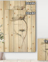 A Country Weekend VII No Border - Traditional Print on Natural Pine Wood