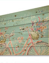 Sparrow Spring III Crop - Traditional Print on Natural Pine Wood