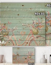 Sparrow Spring III Crop - Traditional Print on Natural Pine Wood