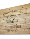 Farmhouse Moment Truck - Farmhouse Print on Natural Pine Wood