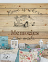 Farmhouse Moment Truck - Farmhouse Print on Natural Pine Wood