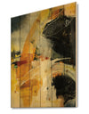 End of the Orange Rainbow II - Modern & Contemporary Print on Natural Pine Wood