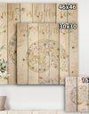 Coastal Floral Blossoms III Neutral - Nautical & Coastal Print on Natural Pine Wood