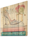 Pink Fashion high heels III - Posh & Luxe Print on Natural Pine Wood