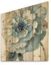 Indigold Gold Country FLower - Cottage Country Print on Natural Pine Wood