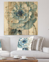 Indigold Gold Country FLower - Cottage Country Print on Natural Pine Wood
