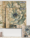 Indigold Gold Country FLower - Cottage Country Print on Natural Pine Wood