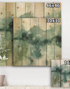 Lost into the Blue - Abstract Print on Natural Pine Wood