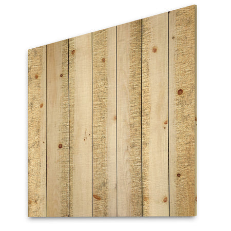 Gold Glam Stipes Pattern - Modern Glam Print on Natural Pine Wood