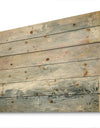 Gray Abstract Watercolor II - Contemporary Print on Natural Pine Wood