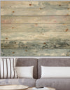 Gray Abstract Watercolor II - Contemporary Print on Natural Pine Wood