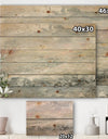 Gray Abstract Watercolor II - Contemporary Print on Natural Pine Wood