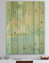 Dreaming of the Shore II - Nautical & Coastal Print on Natural Pine Wood