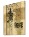 Glam Cream Dream I - Modern & Contemporary Print on Natural Pine Wood