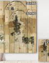 Glam Cream Dream I - Modern & Contemporary Print on Natural Pine Wood