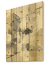 Porch & Den Glam Cream Dream IV - Print on Natural Pine Wood