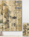 Porch & Den Glam Cream Dream IV - Print on Natural Pine Wood