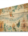 Butterfly Bloom lovely Quote - Farmhouse Print on Natural Pine Wood