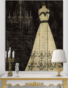 French Couture II - Fashion Print on Natural Pine Wood