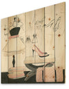 Chic Galm Closet V - Fashion Print on Natural Pine Wood