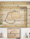 Chic Galm Closet II - Fashion Print on Natural Pine Wood