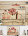 Chic Galm Closet IV - Fashion Print on Natural Pine Wood