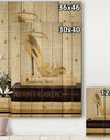 Gold Fashion High Hells III - Posh & Luxe Print on Natural Pine Wood