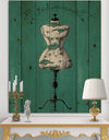 French Couture III - Fashion Print on Natural Pine Wood