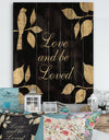 Love and Be Loved Cottage Collage - Lake House Print on Natural Pine Wood