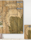 French Chateau White Wine I - Food and Beverage Print on Natural Pine Wood