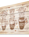 Espresso Kraf Brown - Art Print on Natural Pine Wood