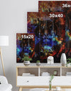Colorful Tiger Collage - Animal Print on Natural Pine Wood