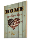 Home is where the love is - Textual Entrance Art on Wood Wall Art