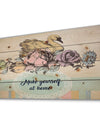 Make yourself at Home - Textual Entrance Art on Wood Wall Art