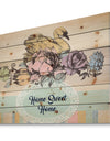 Our home is your home - Textual Entrance Art on Wood Wall Art