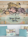 Our home is your home - Textual Entrance Art on Wood Wall Art