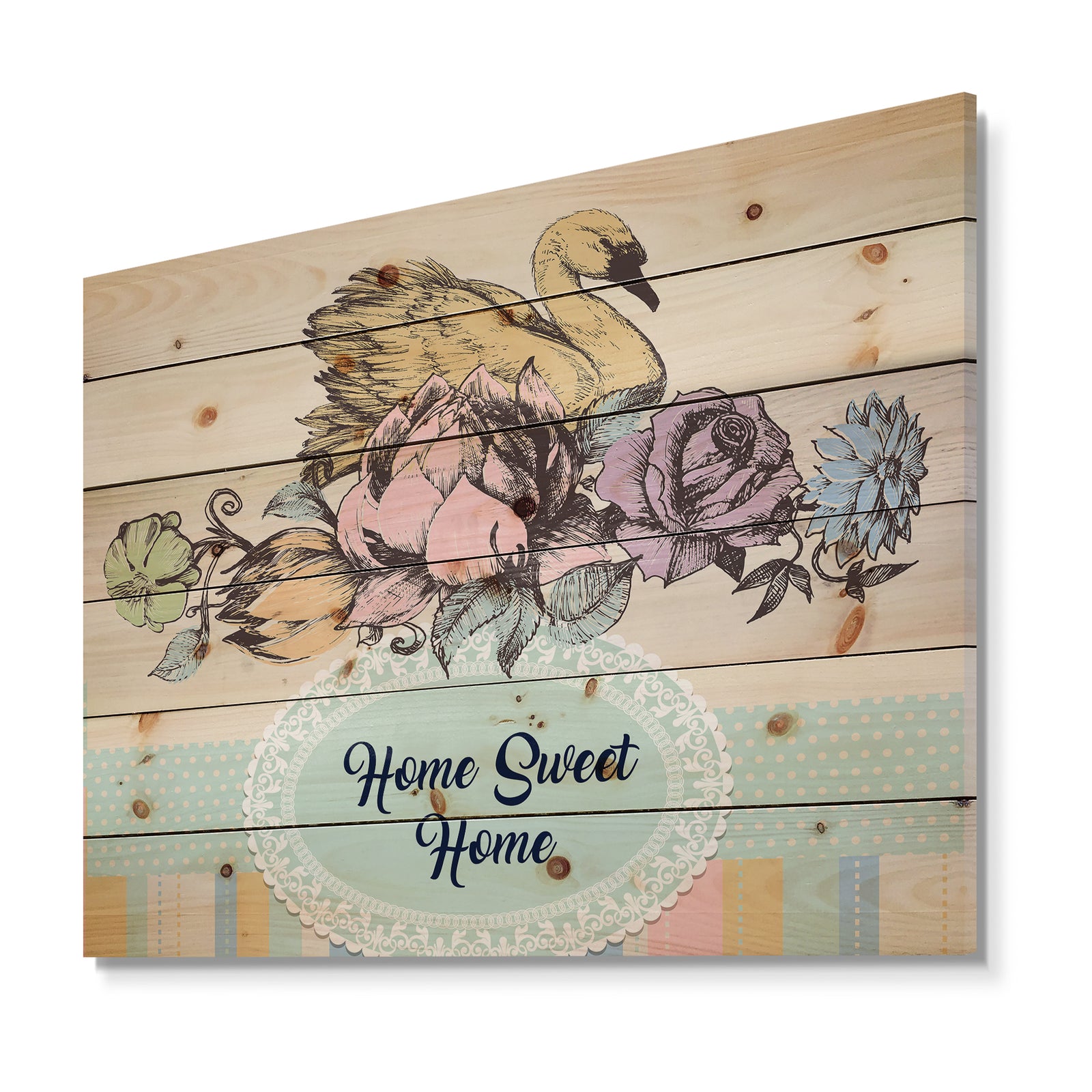 Our home is your home - Textual Entrance Art on Wood Wall Art