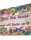 Hello Welcome to our house. Autumn leaves - Textual Entrance Art on Wood Wall Art